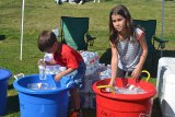 Cold drinks on a warm day.